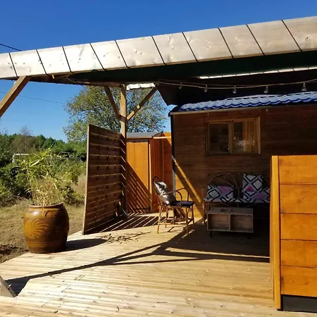 La Tiny-house Et La Roulotte Des Sables Luxuszelt Le Porge