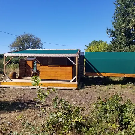 La Tiny-house Et La Roulotte Des Sables Luxury tent Le Porge